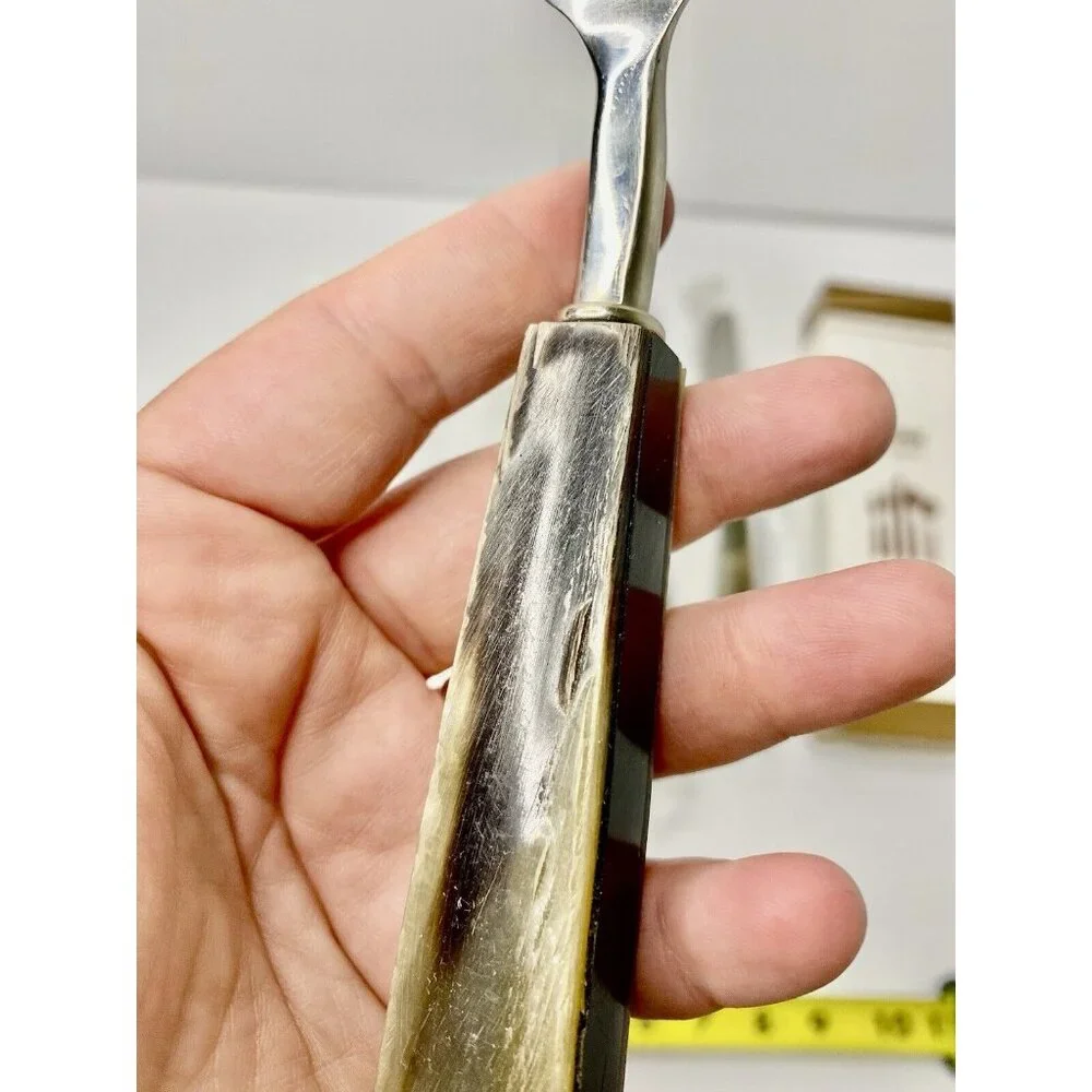 Pottery Barn Horn Flatware 2008-2009 Genuine Horn‎ 5 Piece Place Setting Read #5